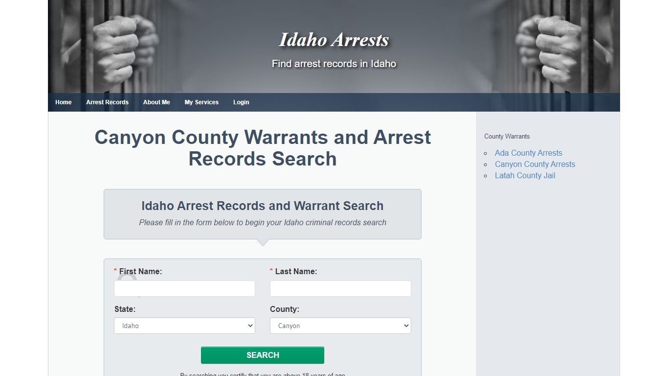 Canyon County Warrants and Arrest Records Search - Idaho ...